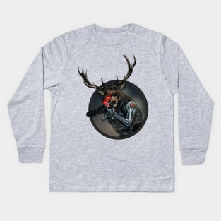 Red Deer Kids Long Sleeve T-Shirt